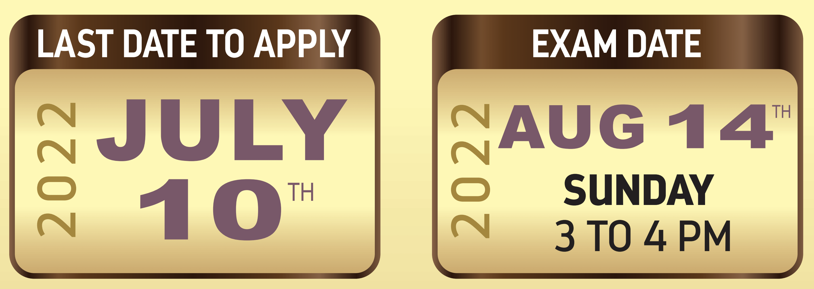 Last Date Date for apply